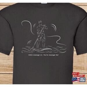 Tshirt Paddle Man Sea Woman Child Sport Unisex Classic